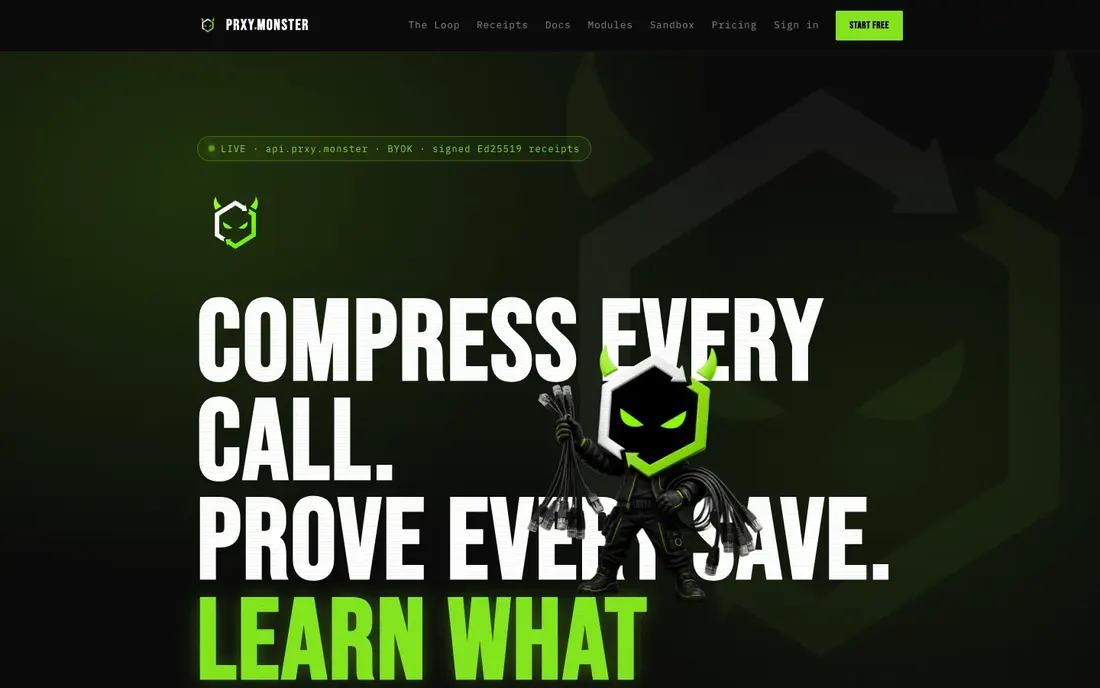 prxy.monster homepage